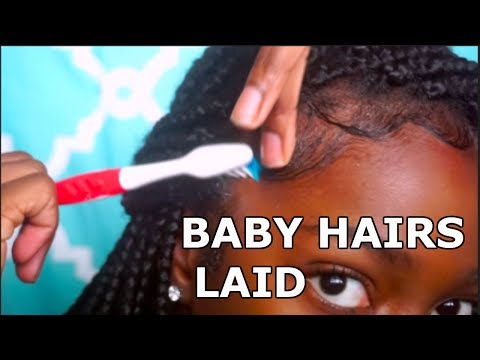 How To Lay Your Edges W/ Braids