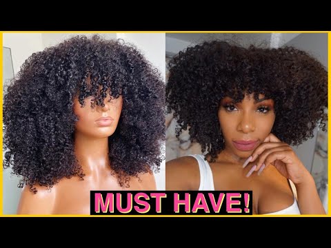🚨NOT CLICKBAIT! NO lace, NO glue, NO gel WIG! The ONLY THROW ON &amp; GO wig YOU NEED! SO NATURAL 😱