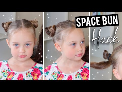 Space Buns Hack - Quick, Easy &amp; Symmetrical Every Time