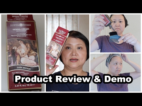 Surya Brasil Henna Cream for grey coverage | Product Review&amp;Demo