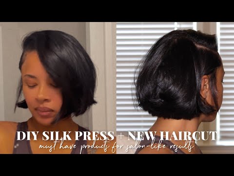 HOW TO: PERFECT SILK PRESS RESULTS AT HOME + NEW HAIRCUT + NEW PRODUCTS &amp; TOOLS