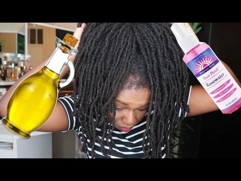 VITAMIN E OIL AND ROSEWATER FOR MOISTURISED LOCS