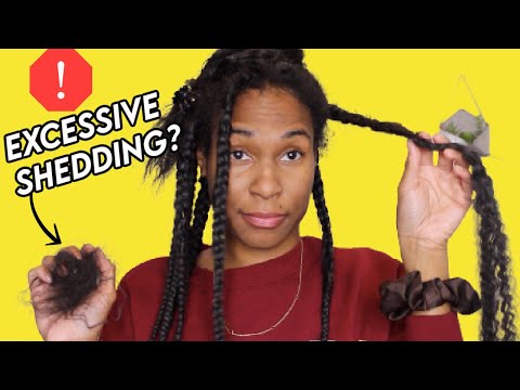 How Much Hair Did I Lose? These 4 Tips that STOP EXCESSIVE Shedding When You Take Down Braids