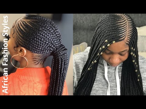 60+ Trending Ghana Braid Styles || New Ghana Braid (Feed-In Braid) Styles For Stylish Ladies (2021)