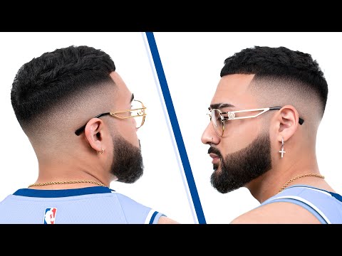 FLAWLESS HIGH FADE TEXTURED CROP WITH BEARD HAIRCUT TUTORIAL!