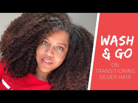 WASH AND GO ON TRANSITIONING GREY HAIR // Samantha Pollack