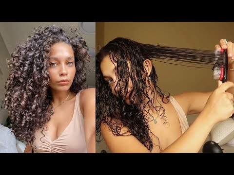 HOW TO STYLE CURLY HAIR WITH THE DENMAN BRUSH | UPDATED!!!! Jayme Jo