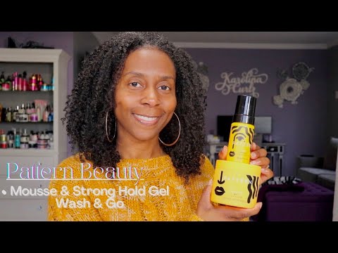 This New Wash &amp; Go Technique using PATTERN BEAUTY's Mousse &amp; Strong Hold Gel is AMAZING!