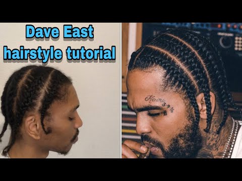 DAVE EAST Easy Cornrow Braids Tutorial