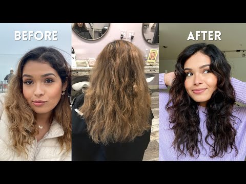 WAVY HAIR ROUTINE (2A/2B Curls) ft. Aussie