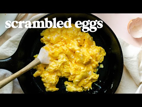 SCRAMBLED EGGS - How To Make Perfect Scrambled Eggs for Breakfast