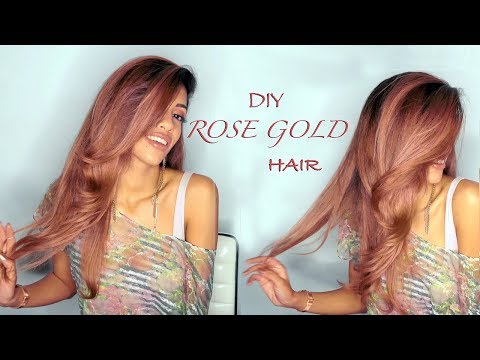 Luxurious Rose Gold Hair! 🤩 - DIY TUTORIAL | ARIBA PERVAIZ