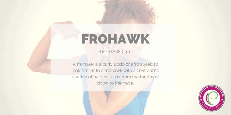Frohawk Hairstyle: A Popular Mohawk Derivative for Curly Natural Hair