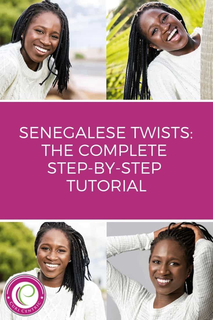 This DIY senegalese twist article for natural hair covers how to do small, medium and jumbo hairstyles. Whether your hair is curly, short, long, or contains color this step-by-step walkthrough will provide the best crochet and senegalese twists style tips for black, African American, caucasian and Asian girls, plus other curly hair types. #DIY #homemade #blackgirls #hairstyles #crochet #curls #howtodo #AfricanAmericans #senegalese #tips #steps #natural #twist #jumbo #medium #small