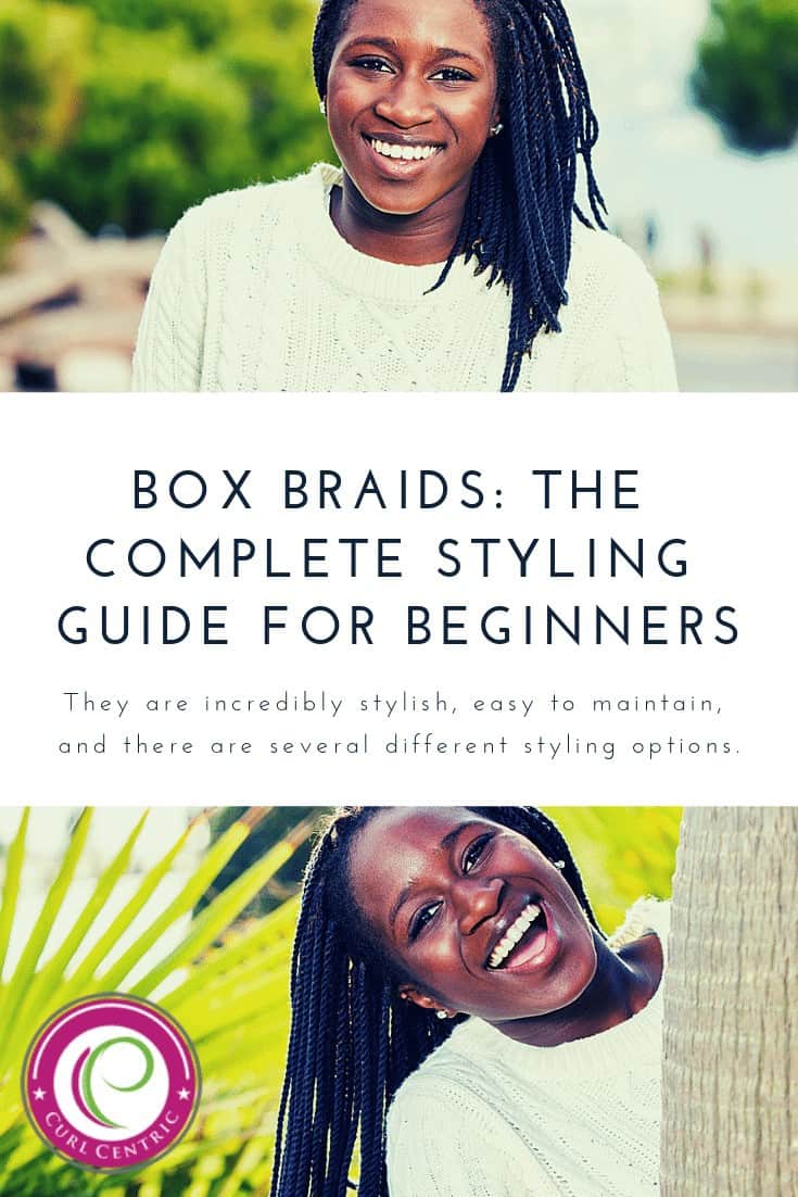 This DIY box braids article for natural hair covers how to do small, medium, thin and jumbo hairstyles. Whether your hair is curly, short, long, or contains color this step-by-step walkthrough will provide the best box braid ideas for black, African American, caucasian, Asian girls and kids, plus all straight, wavy, curly or kinky hair types. #DIY #boxbraids #blackgirls #hairstyles #kids #curls #howtodo #AfricanAmericans #braids #tips #steps #natural #ideas #jumbo #medium #small #color