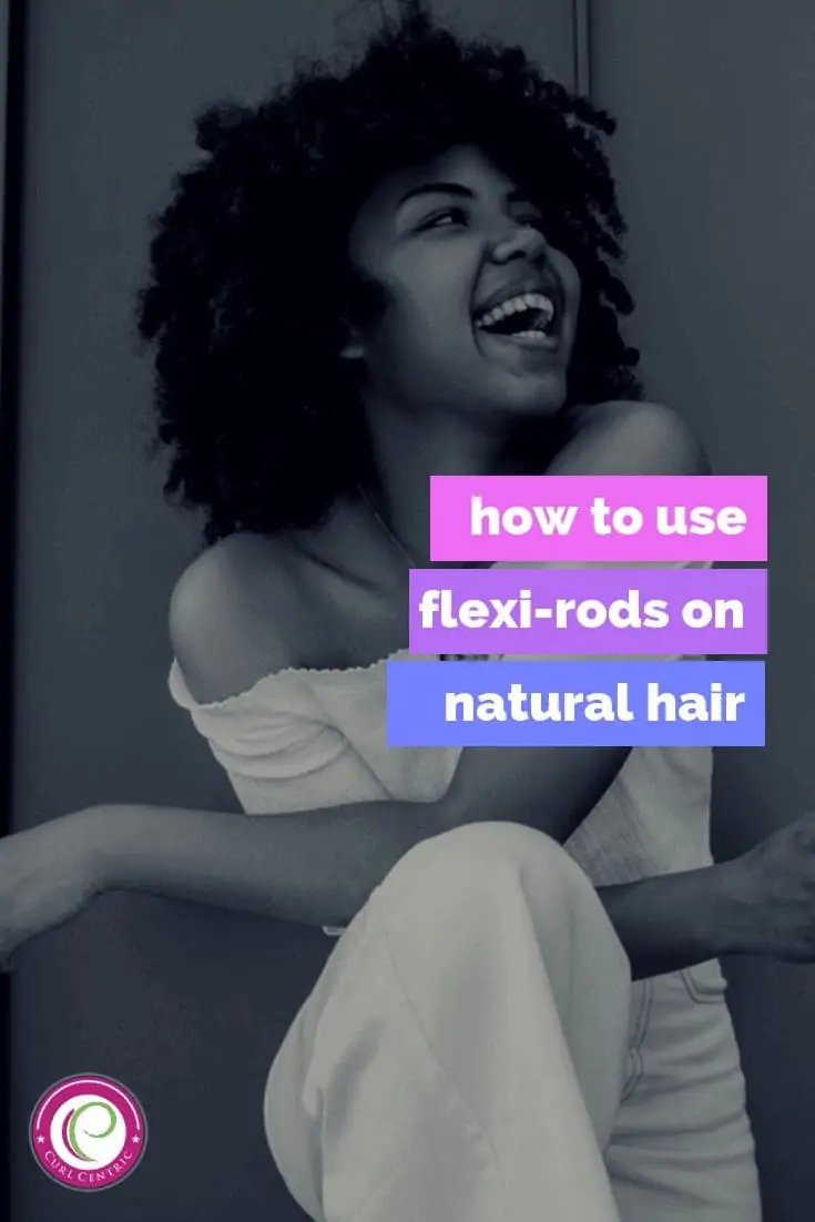 how to use flexi rods on short natural hair