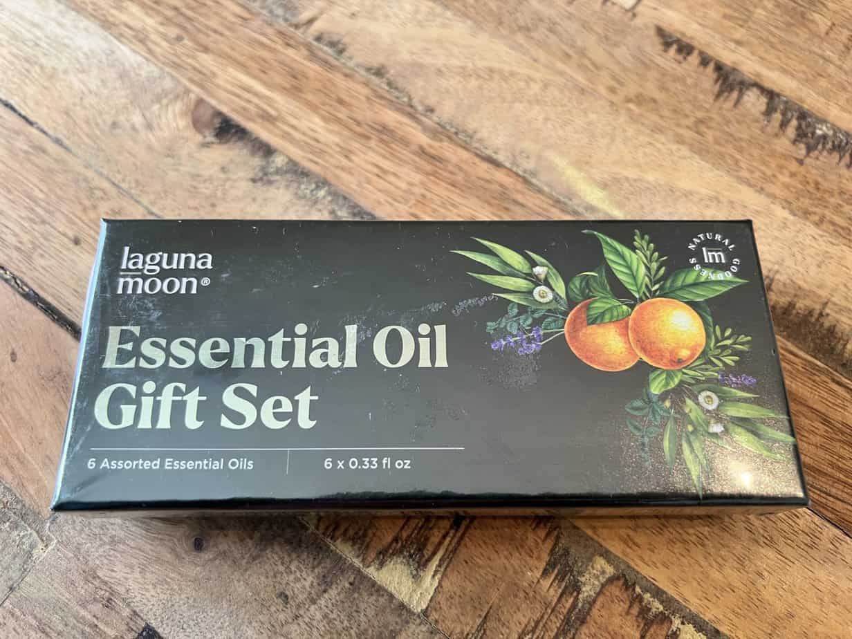 laguna moon® Essential Oil Gift Set with 6 0.33 fl oz assorted essential oils.