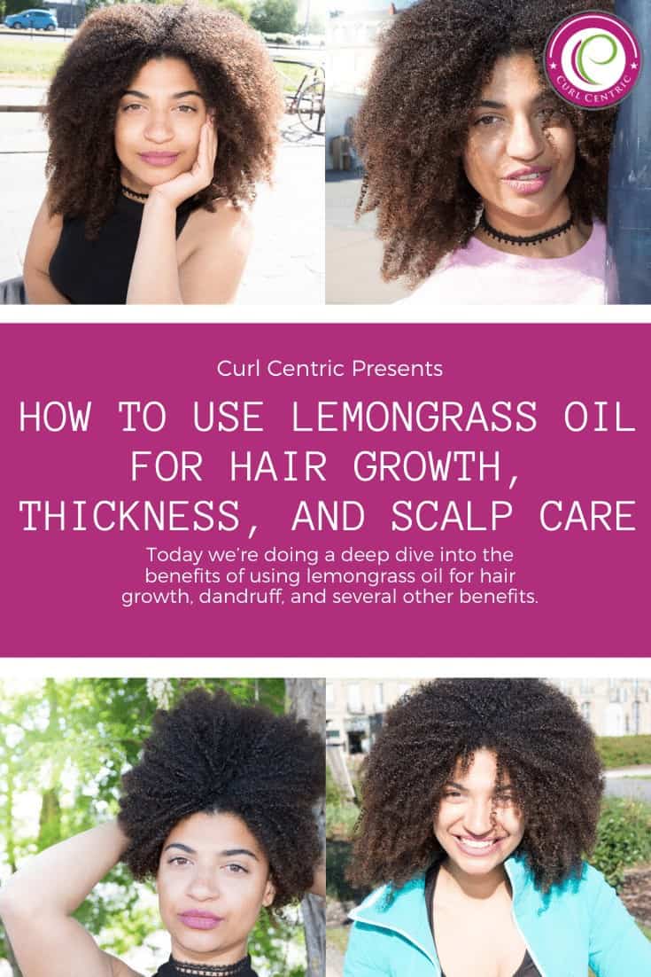 Learn how to use lemongrass oil for natural hair growth, sealing in moisture, fighting off free radicals, hair loss, treating dandruff, deep conditioning treatments and many other DIY benefits. Whether you're using the oil for your skin or your hair, grapeseed oil recipes are common for women with curly hair and those with 4a, 4b, and 4c hair types. Use this step-by-step guide to get started immediately with our tips, inspiration and other advice. #lemongrass #hair #oil #recipes #dandruff #growth