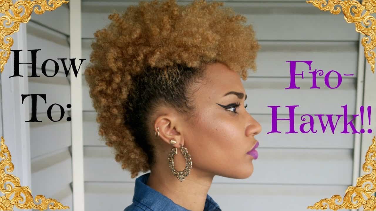 Frohawk Hairstyle: Popular Curly Mohawk Derivative for Natural Hair