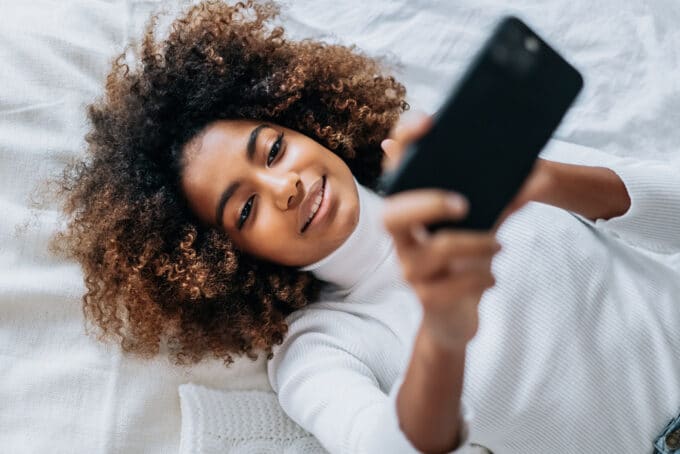 African American female with kinky hair that looks like Zoey Johnson from black-ish, also known as Yara Shahidi in real life.