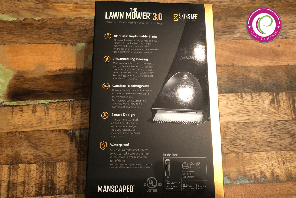 Unboxing photo of the best beard trimmers for curly black hair.