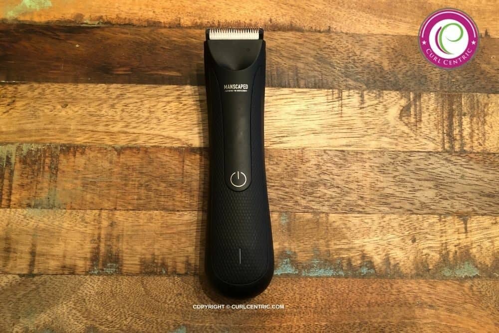 Manscaped precision trimmer that can be used for sensitive areas that need trimming.