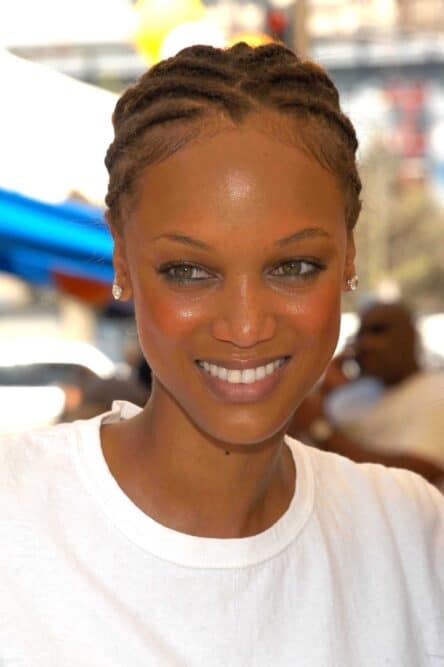 Tyra Banks, a former model, known for her perceived attractiveness