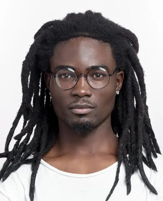 Black man with mature dreadlocks