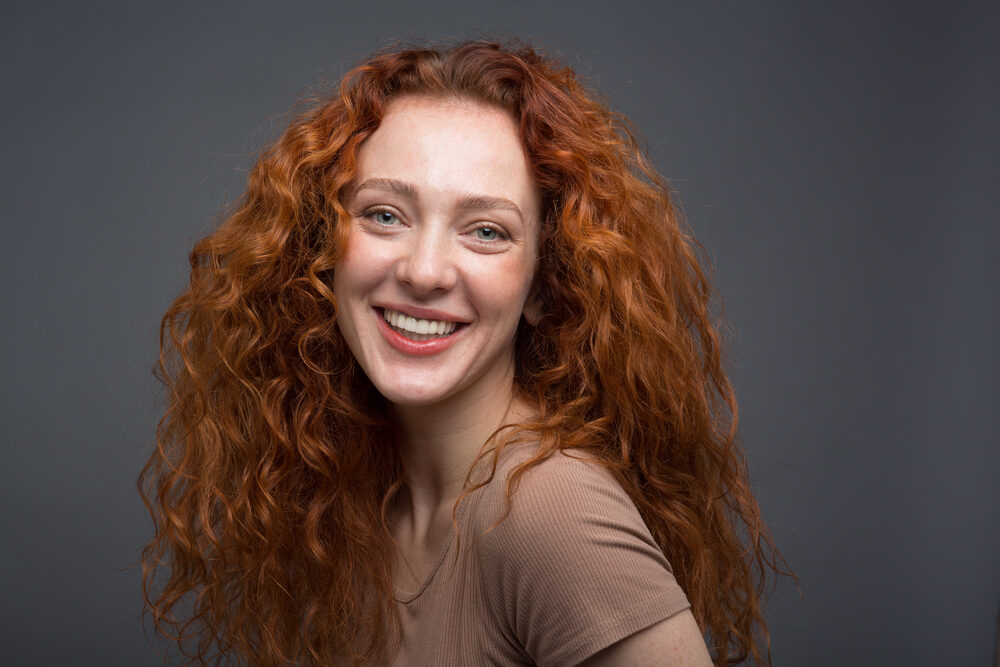 White lady with lighter hair after using Sun-In Lightener from the beauty supply store.