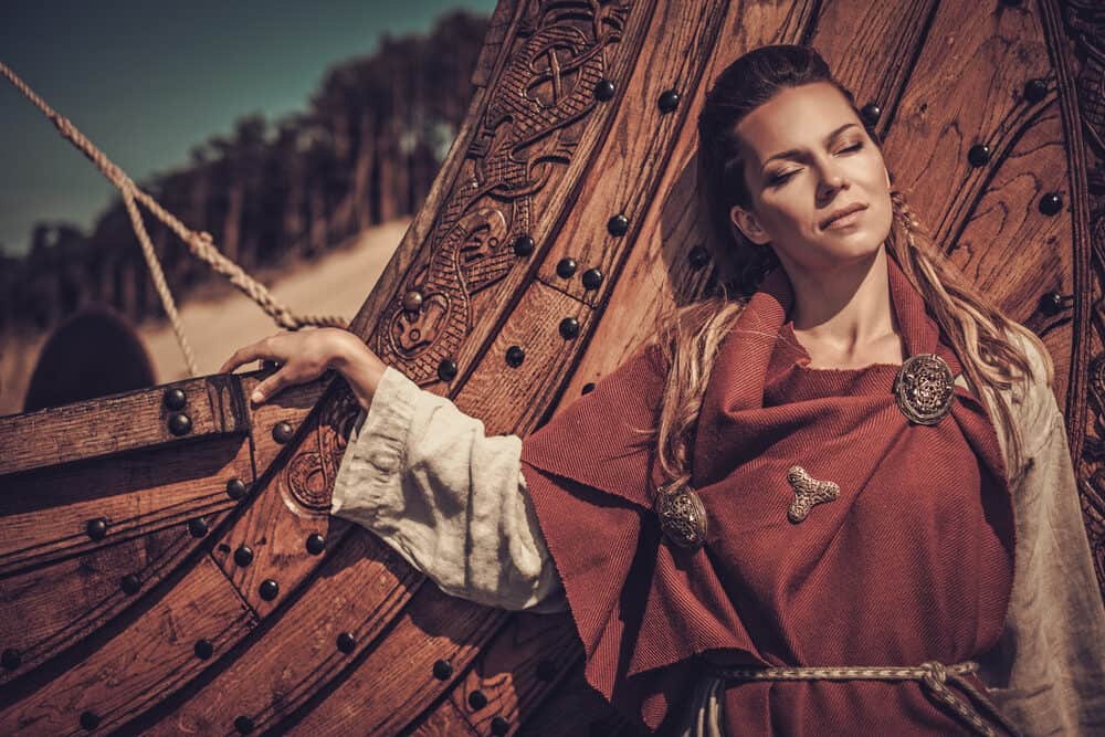 A beautiful Viking female with matted hair similar to the early Christians wore dreadlocks.