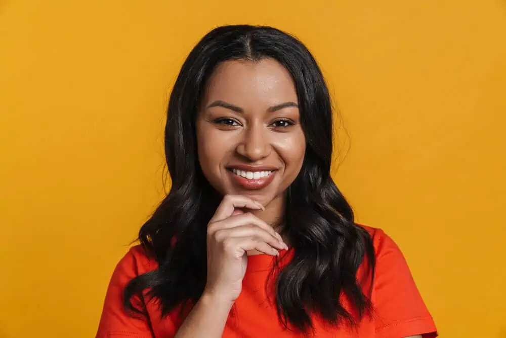 Can You Flat Iron Your Hair After Dyeing It? Should You Wait? 2 A curious black girl with freshly dyed hair wonders if the heat straightening process will further damage her relaxed hair.