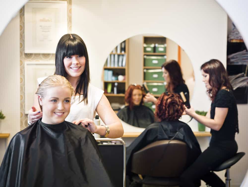 Professional stylists in one of the cost cutter's national shops that offer a full range of hair services.