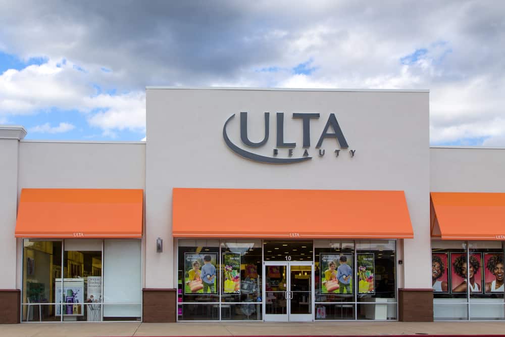 Ulta Beauty storefront where stylists are required to the Ulta Beauty essential education program.