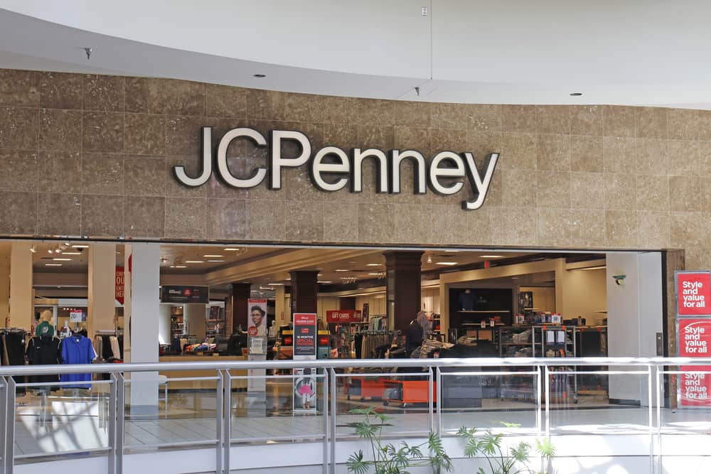 JCPenney storefront - the home of the express haircut and the hot towel and styling treatment.