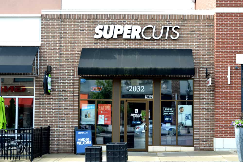 Supercuts hair salons welcome walk-ins by advertising an affordable price and basic haircut services.