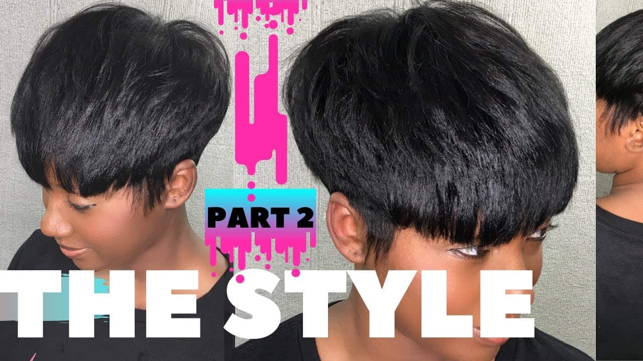 How I Style My Modern Bowl Cut - YouTube