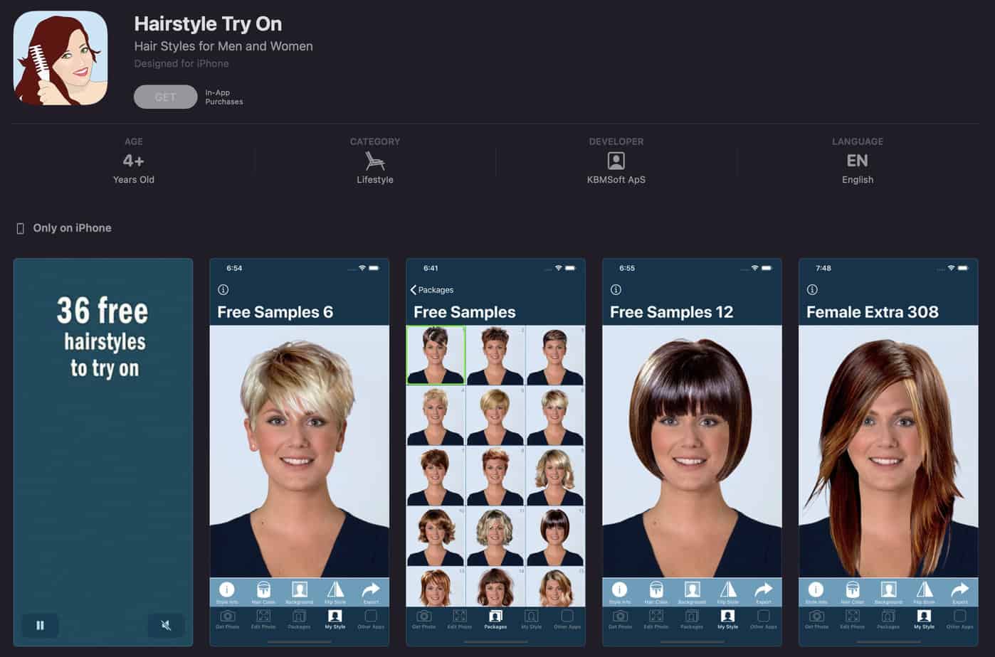 AI Haircut Simulator for Websites and Apps  Various Hair and Wig Styles