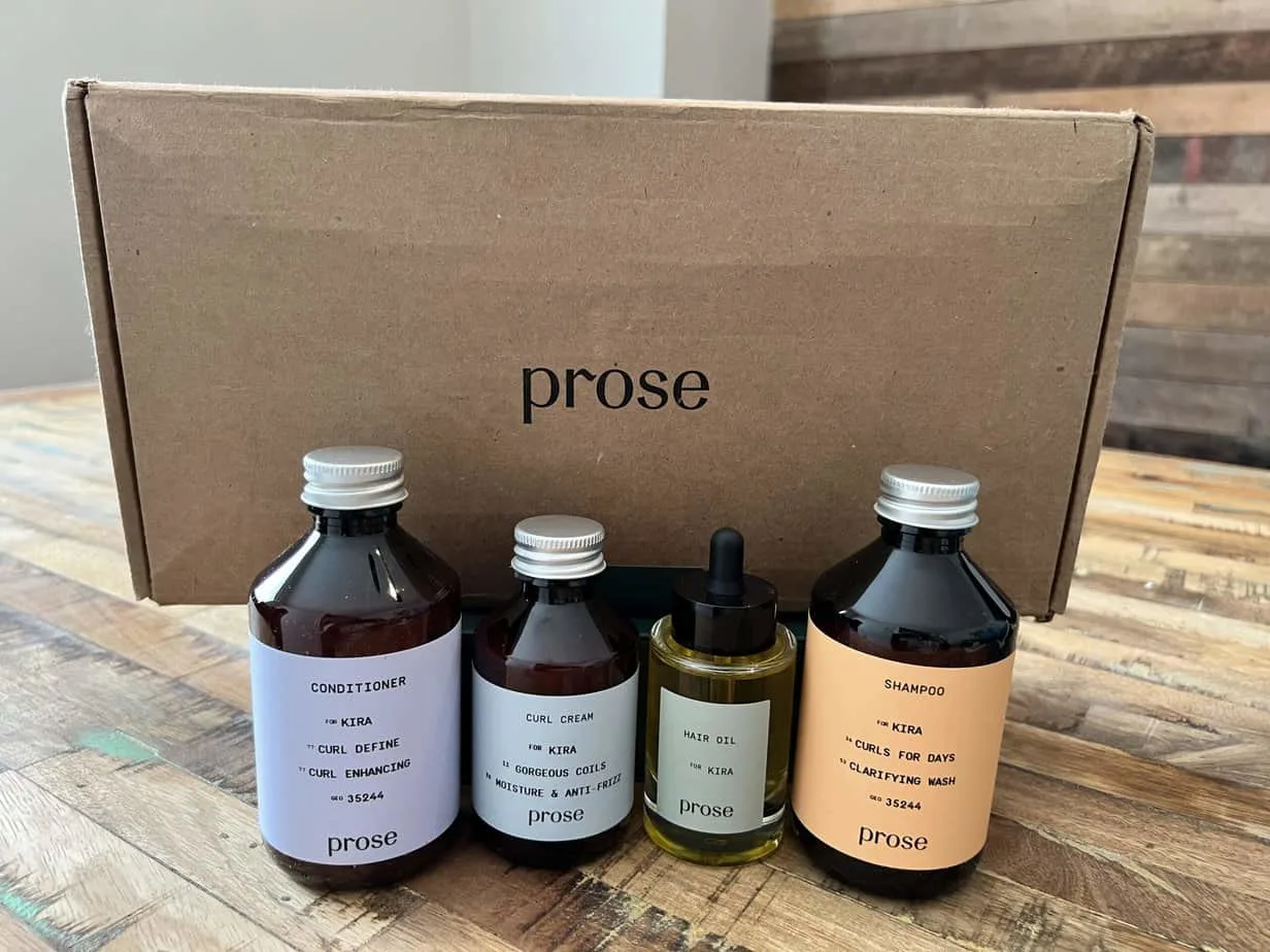 Does Prose Work for Curly Hair? Is It Curly Girl Approved? 2 Prose sulfate-free shampoo and conditioner for specific hair goals and emerging hair concerns.