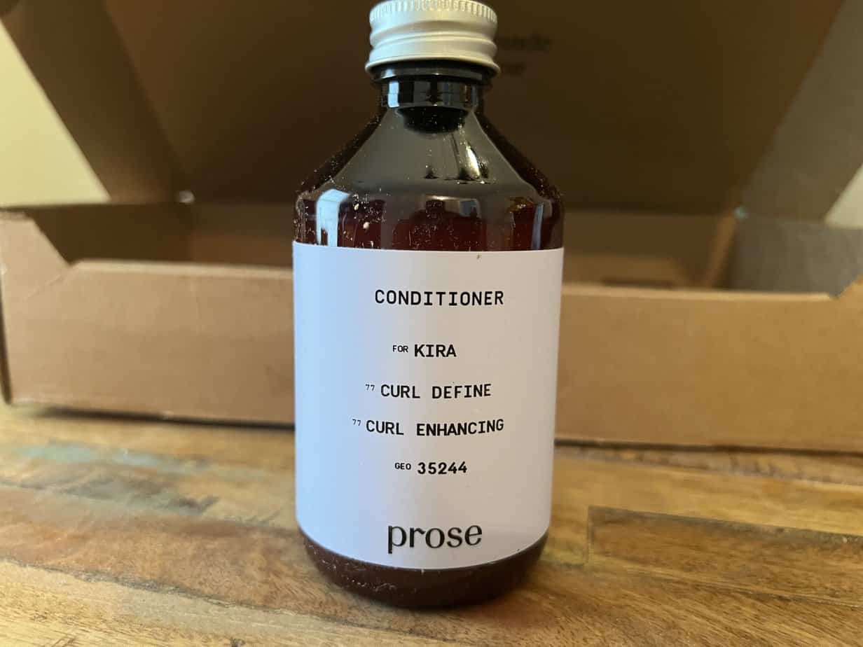 Custom Prose conditioner can be added to your daily routine to improve the overall health of your hair.
