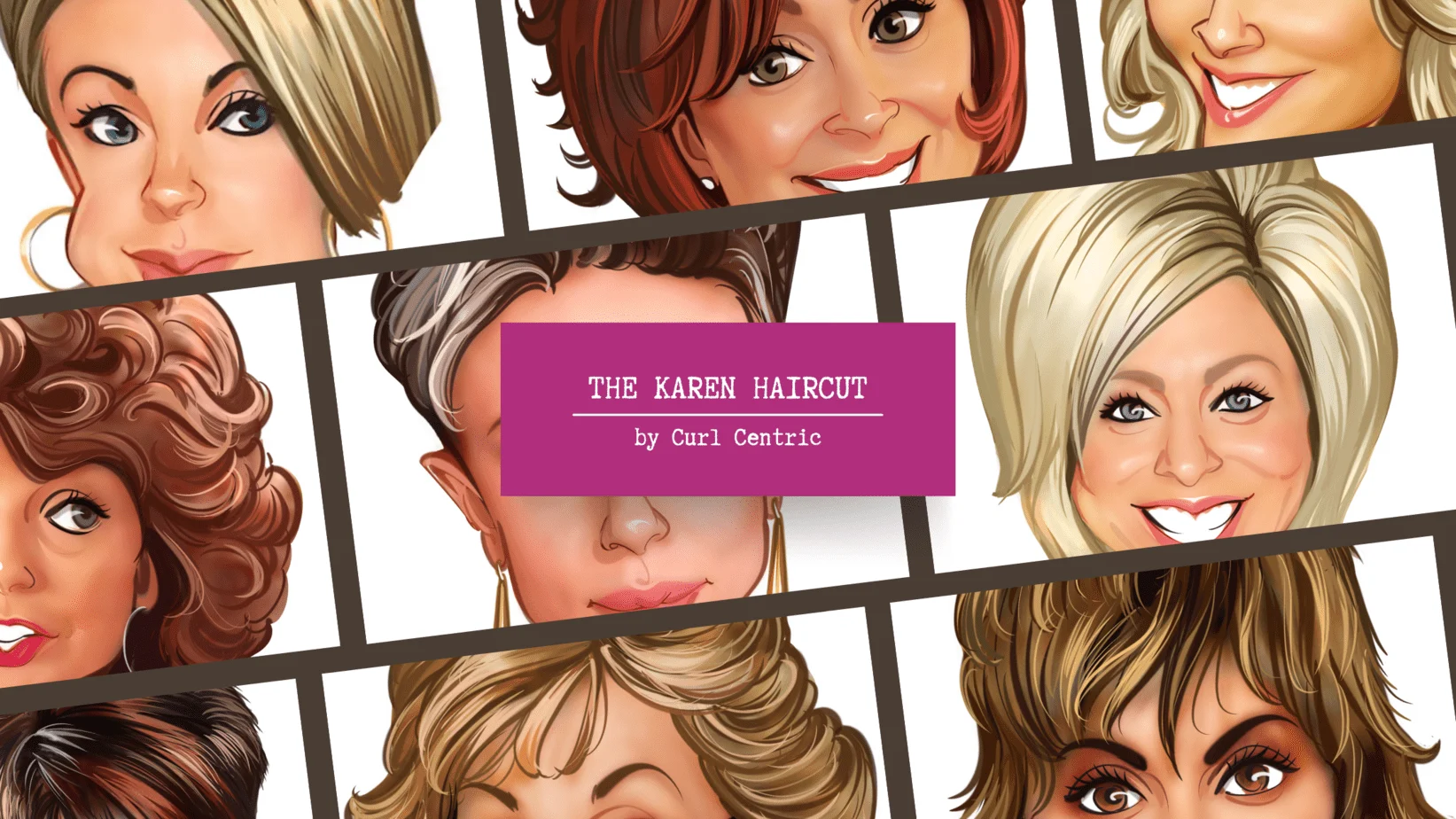The popular Karen Haircut is usually a medium hair style with shaggy layers or a blunt bob with a few layers.