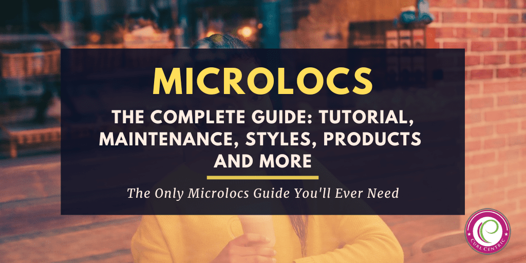 Guide for how to start your own microlocs on textured hair using the interlocking method and other techniques.