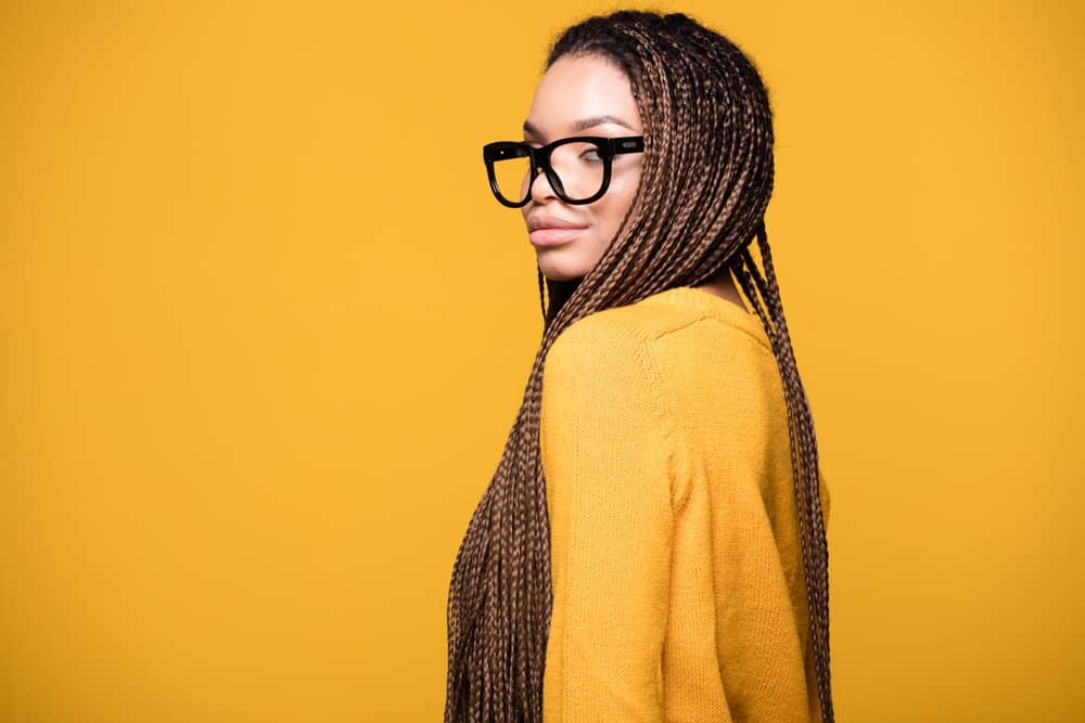 Learn How To Hide A Big Forehead With Braids Using These Styles