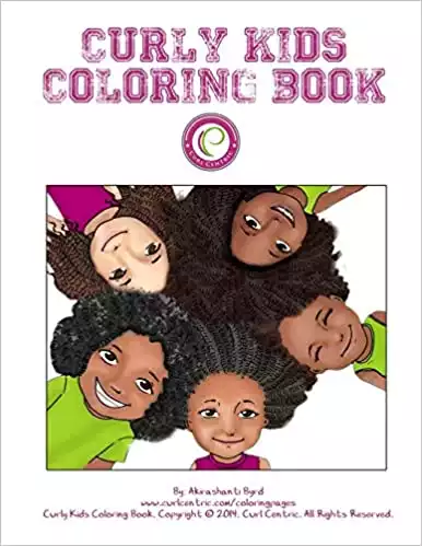 Curly Kids Coloring Book