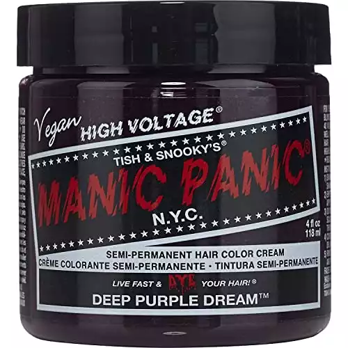 MANIC PANIC Deep Purple Dream Hair Dye Classic