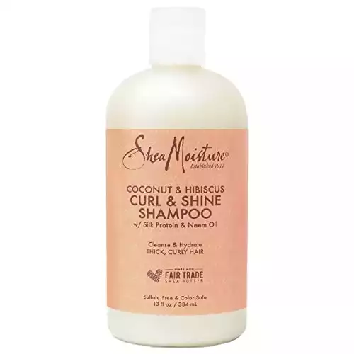 SheaMoisture Curl and Shine Coconut Shampoo for Curly Hair