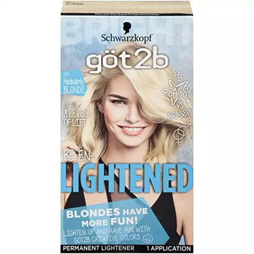 Got2b Be En-lightened Permanent Hair Color Lift, 00A Heavenly Blonde