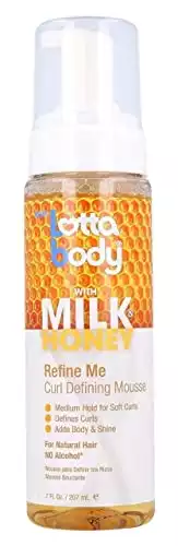 Lotta Body Mousse Curl Define Milk & Honey 7 Ounce Refine Me