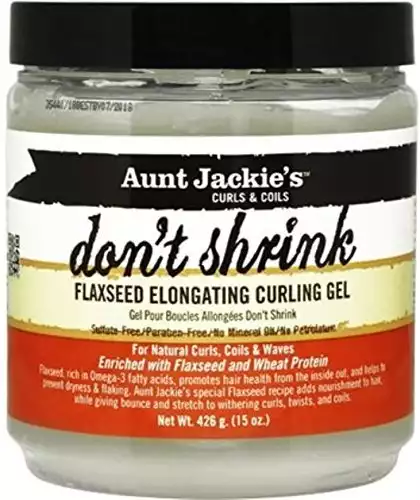 Aunt Jackie's Curls & Coils: Don't Shrink Flaxseed Elongating Curling Gel