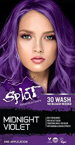 Splat Midnight Violet: 30 Wash No Bleach Needed