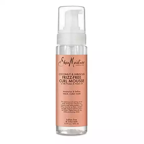 Coconut and Hibiscus Frizz-Free Curl Mousse with Shea Butter